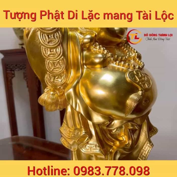 Tượng Phật Di Lặc Dát Vàng 24k đẹp Sắc Nét - Đồ Đồng Thành Lợi.mp4_20220921_120432.961